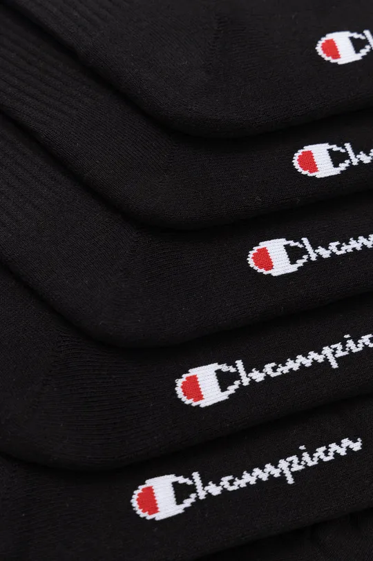 Champion κάλτσες (6-pack) μαύρο