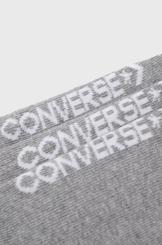 Converse calzini pacco da 3 grigio