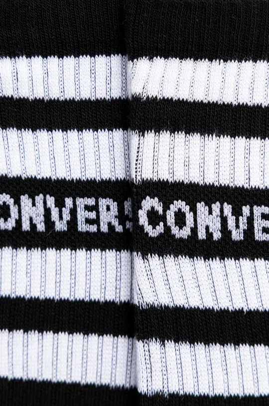 Converse κάλτσες (2-pack) μαύρο