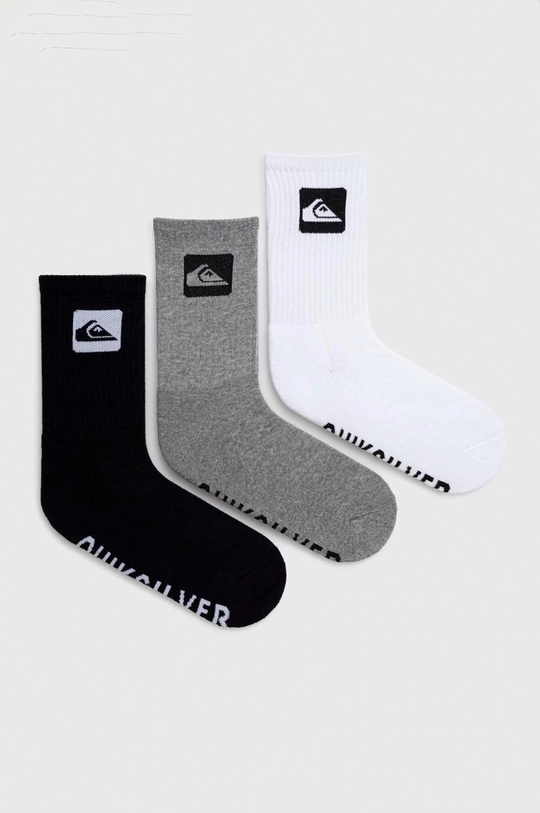 барвистий Шкарпетки Quiksilver 3-pack Чоловічий