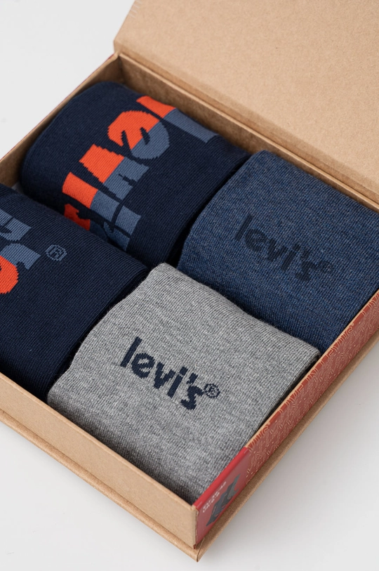 Levi's skarpetki 4-pack granatowy