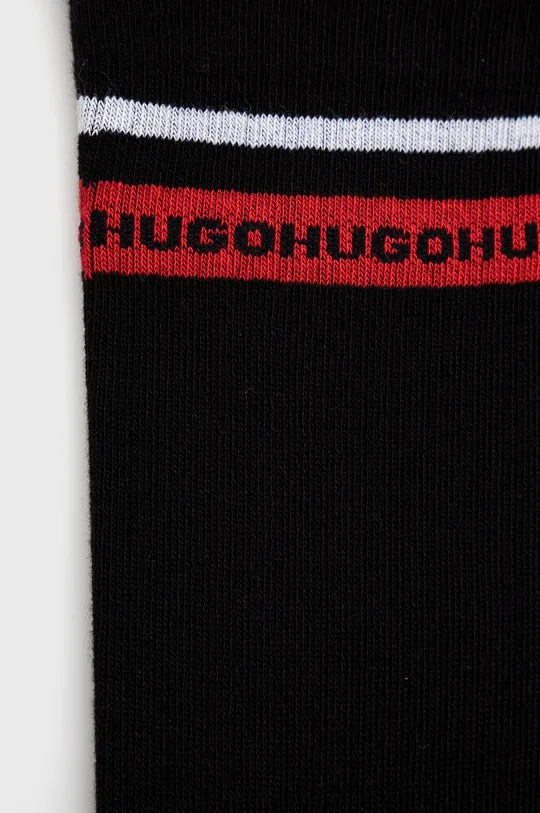 Nogavice HUGO (2-pack) črna