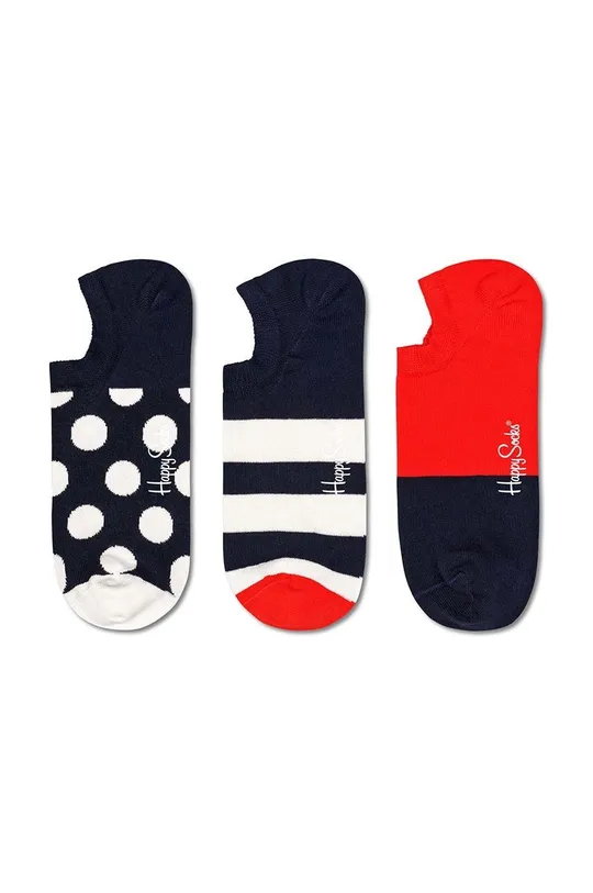σκούρο μπλε Κάλτσες Happy Socks 3-pack Ανδρικά