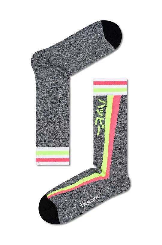 sivá Ponožky Happy Socks Pánsky