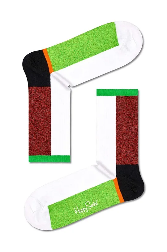 Κάλτσες Happy Socks λευκό