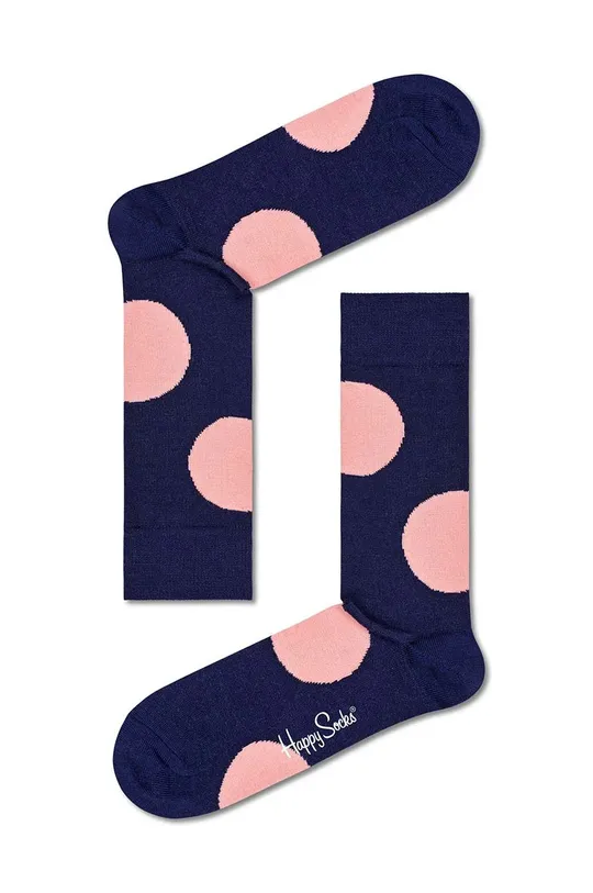 tmavomodrá Ponožky s prímesou vlny Happy Socks Pánsky