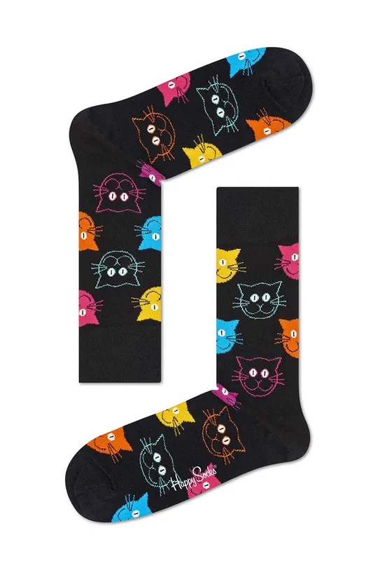 Nogavice Happy Socks črna