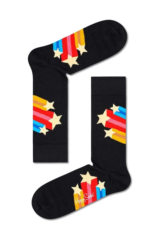 Κάλτσες Happy Socks 3-pack  86% Βαμβάκι, 12% Πολυαμίδη, 2% Σπαντέξ