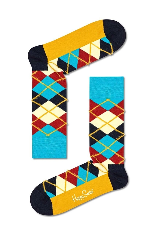 Nogavice Happy Socks 3-pack  86% Bombaž, 12% Poliamid, 2% Elastan