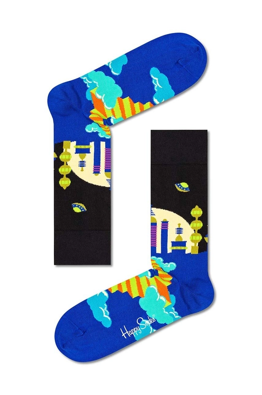 Nogavice Happy Socks 4-pack  86% Bombaž, 12% Poliamid, 2% Elastan