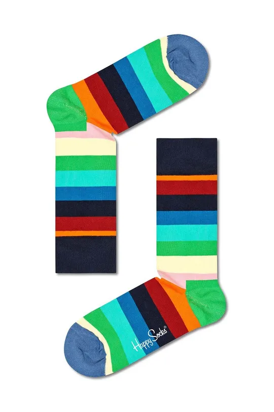 Čarape Happy Socks 4-pack  86% Pamuk, 12% Poliamid, 2% Elastan