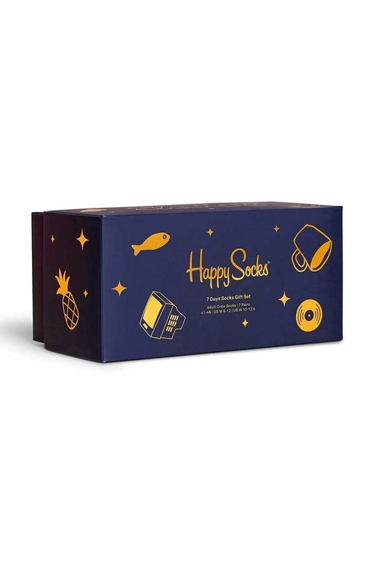 πολύχρωμο Κάλτσες Happy Socks 7-pack Ανδρικά