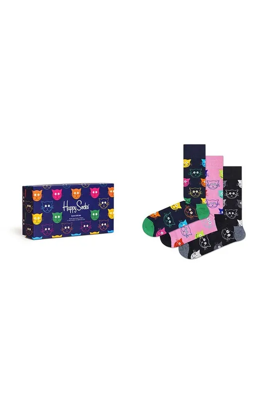 Шкарпетки Happy Socks 3-pack  86% Органічна бавовна, 12% Поліамід, 2% Еластан