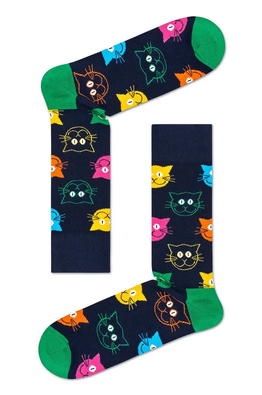 барвистий Шкарпетки Happy Socks 3-pack