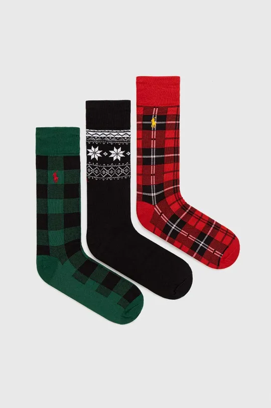 viacfarebná Ponožky Polo Ralph Lauren 3-pak Pánsky