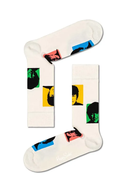λευκό Κάλτσες Happy Socks The Beatles Unisex