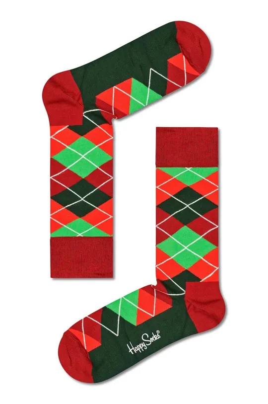 πολύχρωμο Κάλτσες Happy Socks Holiday Classics 3-pack