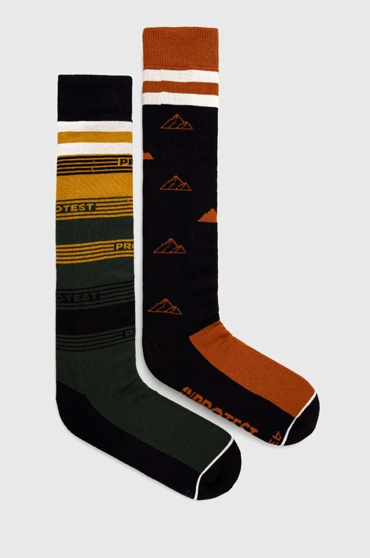 πολύχρωμο Κάλτσες του σκι Protest Prtelands 2-pack Ανδρικά