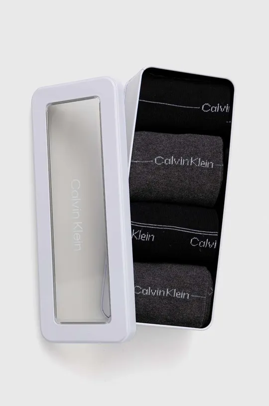 Ponožky Calvin Klein 4-pak  75% Bavlna, 24% Polyamid, 1% Elastan