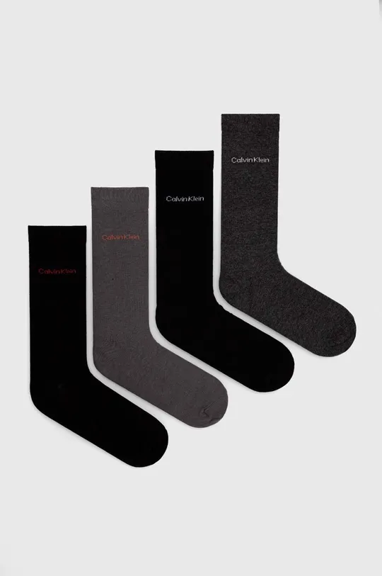 γκρί Κάλτσες Calvin Klein 4-pack Ανδρικά