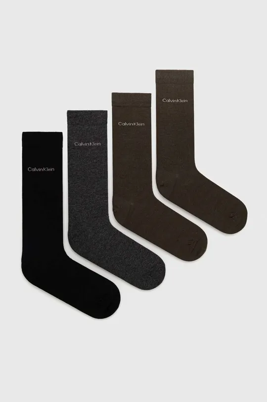 zelená Ponožky Calvin Klein 4-pak Pánsky