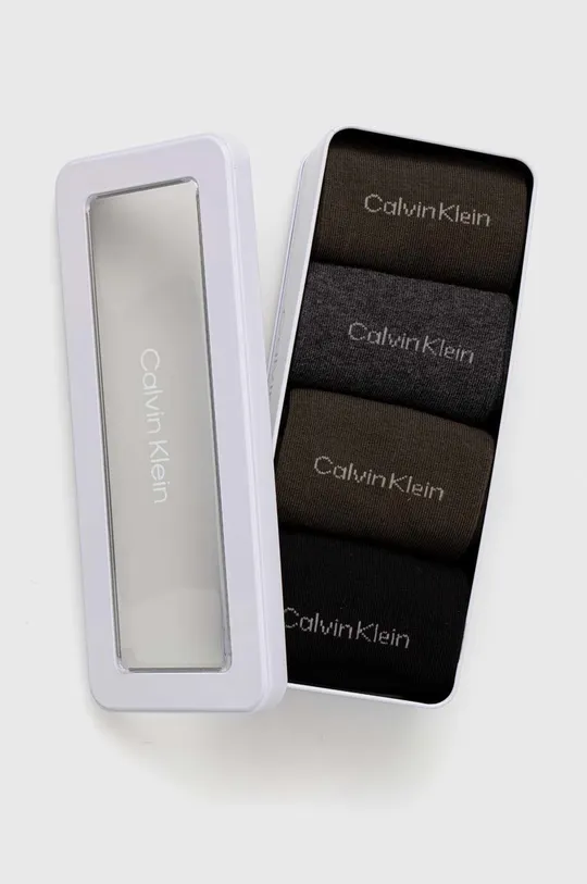 Čarape Calvin Klein 4-pack  73% Pamuk, 25% Poliamid, 2% Elastan