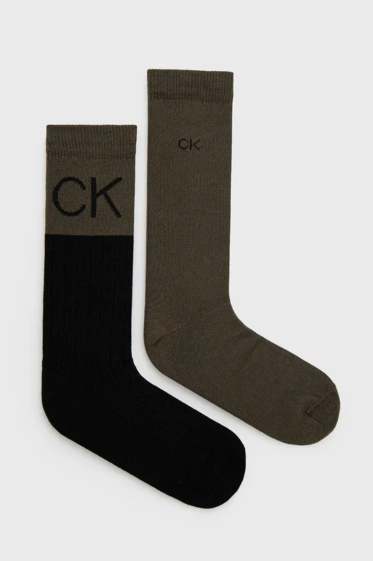 zöld Calvin Klein zokni (2 pár) Férfi
