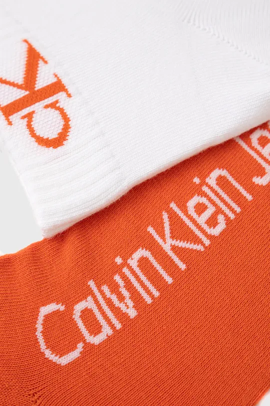 Ponožky Calvin Klein oranžová