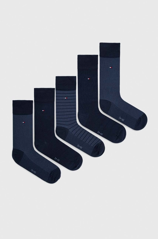 mornarsko modra Nogavice Tommy Hilfiger 5-pack Moški