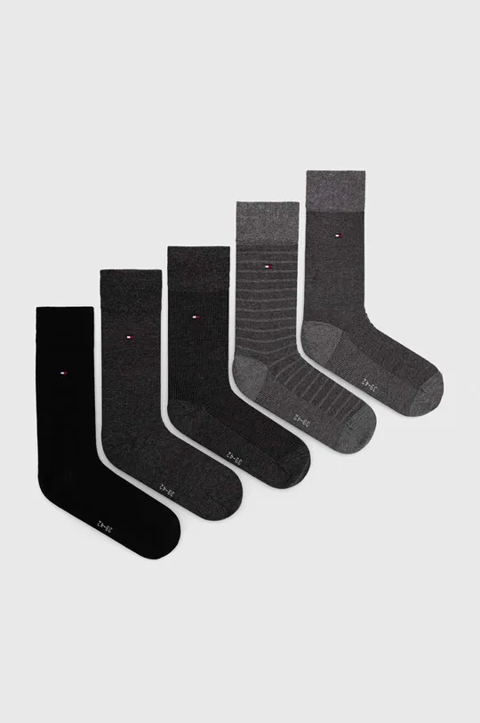 сірий Шкарпетки Tommy Hilfiger 5-pack Чоловічий