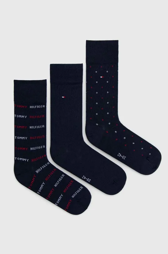 темно-синій Шкарпетки Tommy Hilfiger 3-pack Чоловічий