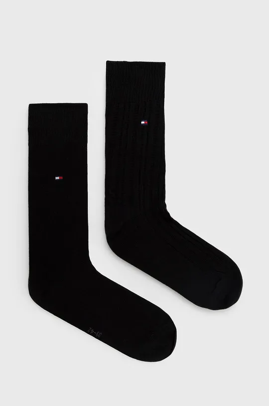 fekete Tommy Hilfiger zokni (2 pár) Férfi