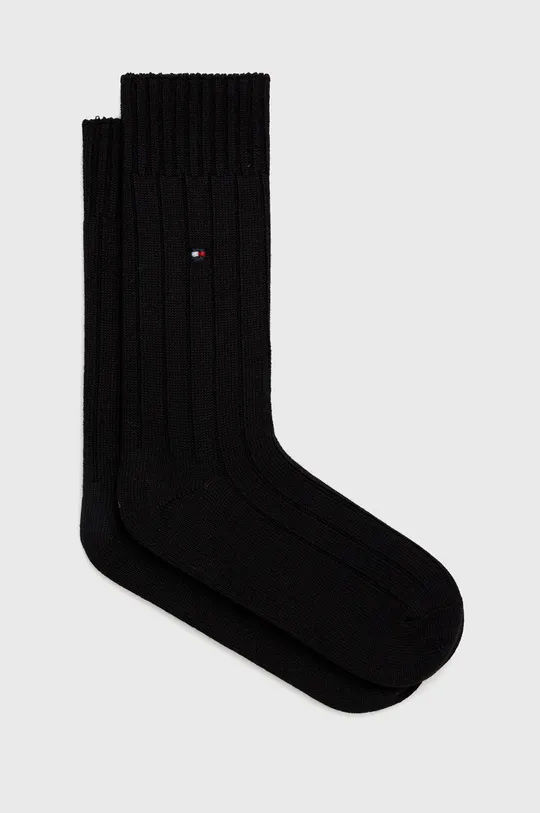 čierna Vlnené ponožky Tommy Hilfiger Pánsky