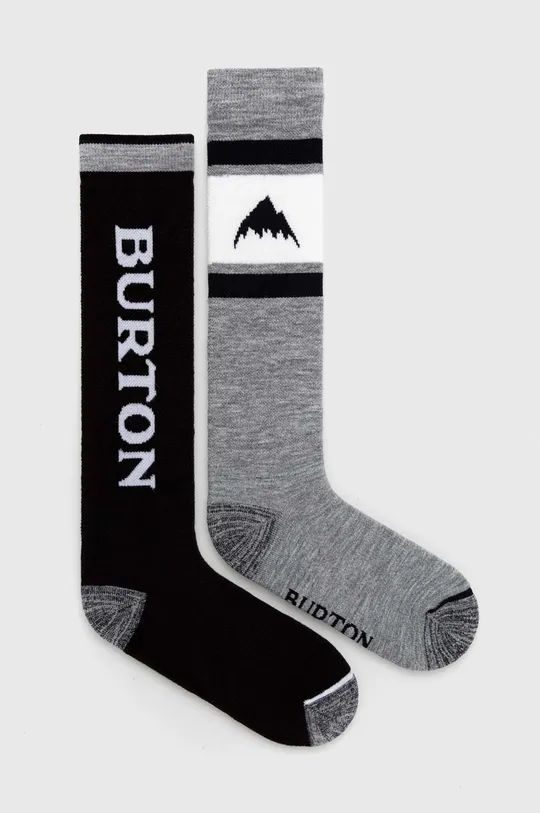 sivá Lyžiarske ponožky Burton 2-pak Pánsky