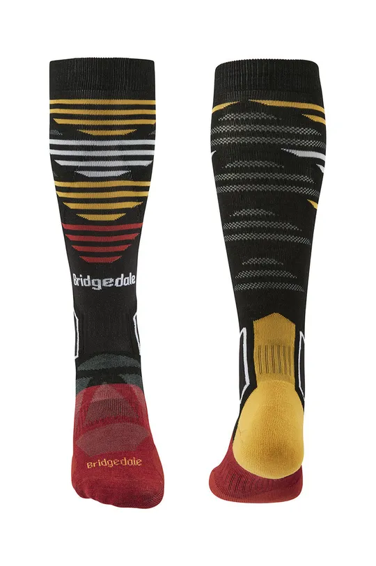 Lyžiarske ponožky Bridgedale Lightweight Merino Performane červená