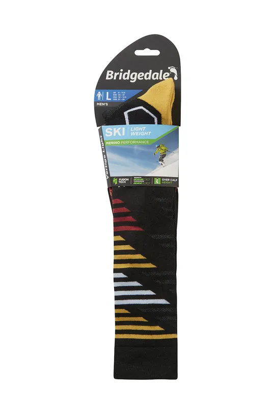 Κάλτσες του σκι Bridgedale Lightweight Merino Performane 51% Νάιλον, 20% Μαλλί μερινός, 20% Endurofil™, 7% Τακτέλ νάιλον, 2% LYCRA®