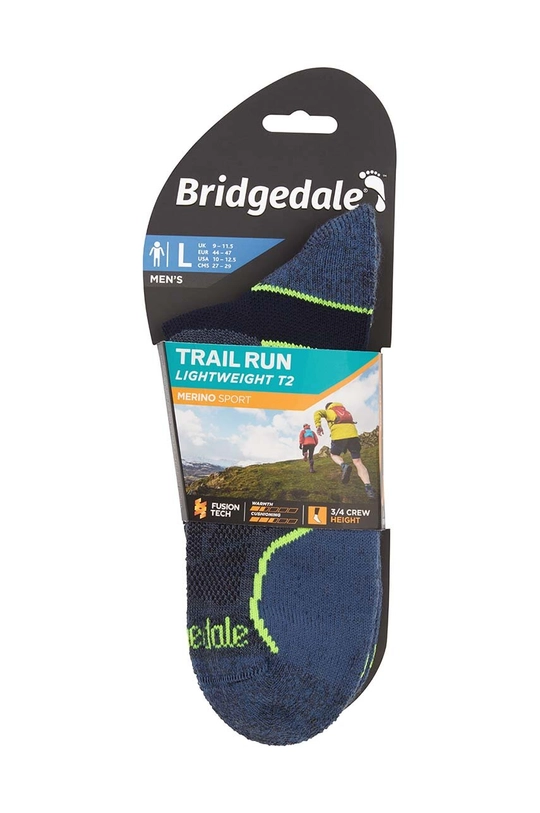 Bridgedale zokni Lightweight T2 Merino Sport  62% nejlon, 18% polipropilén, 18% merinói gyapjú, 2% LYCRA®