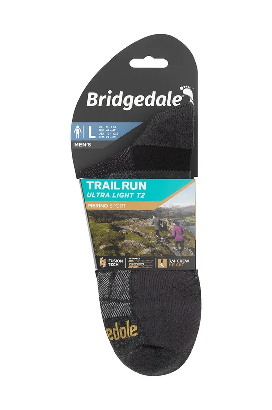 Κάλτσες Bridgedale Ultralight T2 Merino Sport  64% Νάιλον, 33% Μαλλί μερινός, 3% LYCRA®