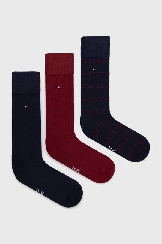 granatowy Tommy Hilfiger skarpetki (3-pack) Męski