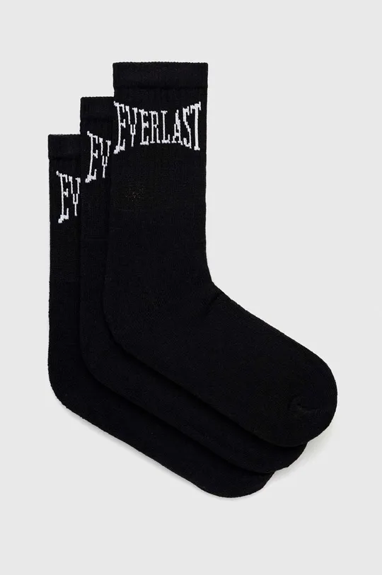 Čarape Everlast 3-pack crna
