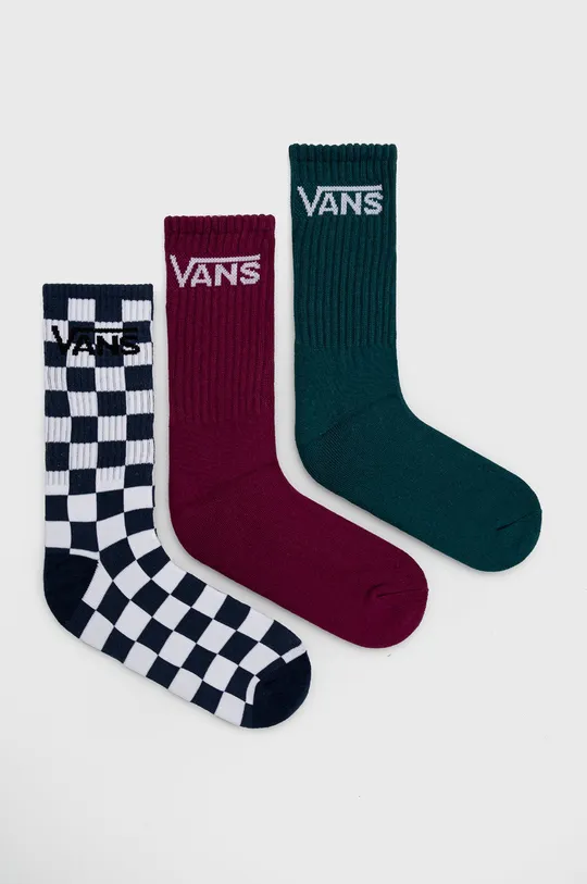 turkusowy Vans skarpetki (3-pack) Unisex