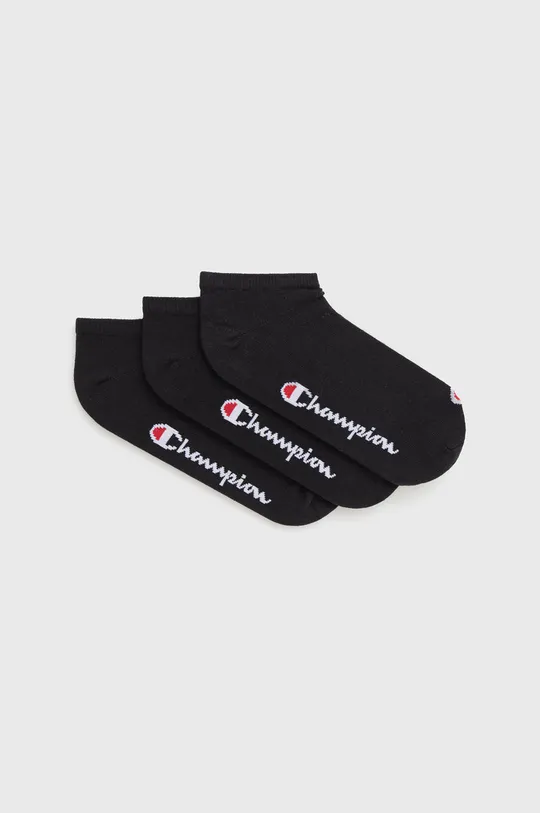 μαύρο Champion κάλτσες (3-pack) Unisex