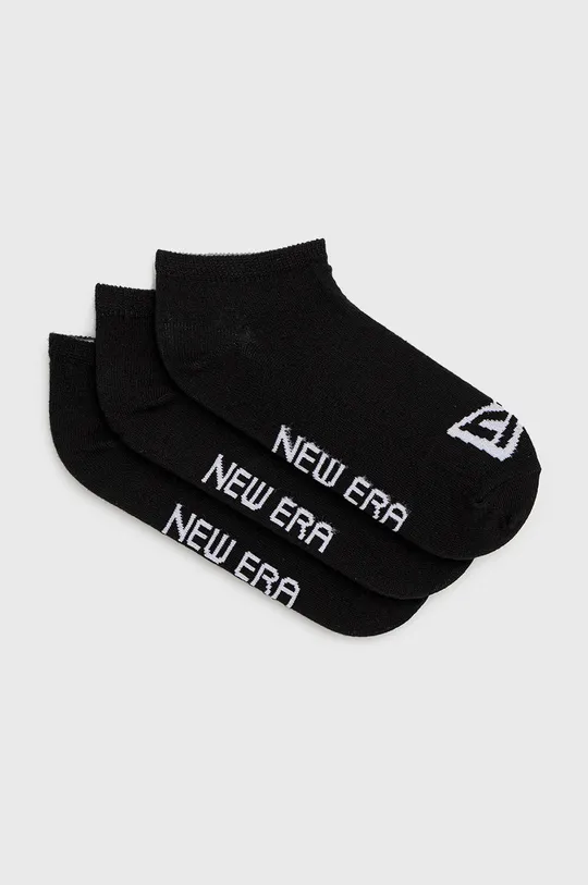 μαύρο New Era κάλτσες (3-pack) Unisex