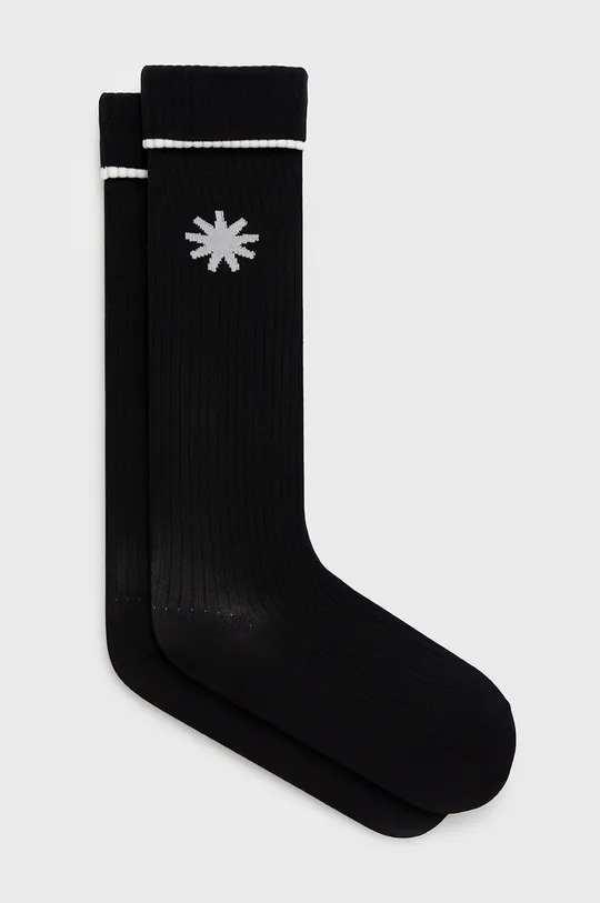 μαύρο Κάλτσες Rains 20250 Logo Socks 2-pack Unisex