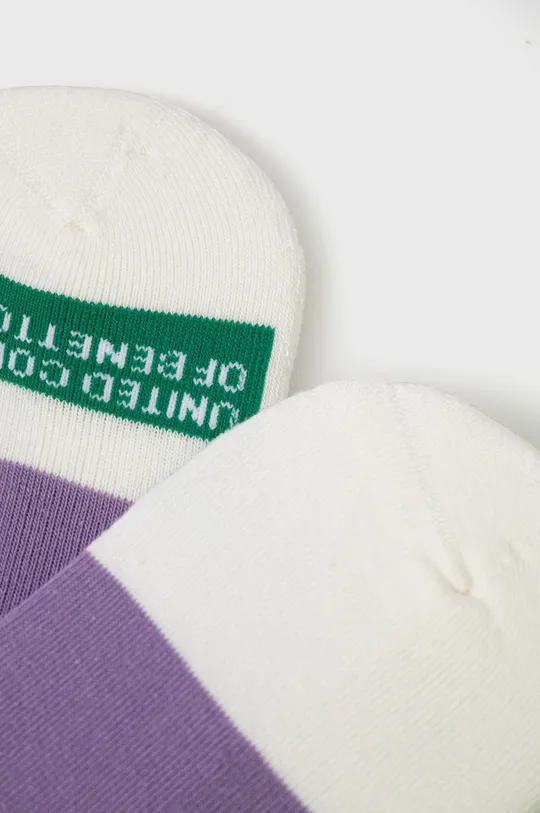 Κάλτσες United Colors of Benetton μωβ