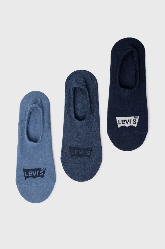 námořnická modř Kotníkové ponožky Levi's 3-pack Unisex