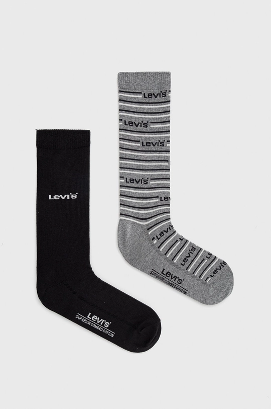 szary Levi's skarpetki 2-PACK Unisex