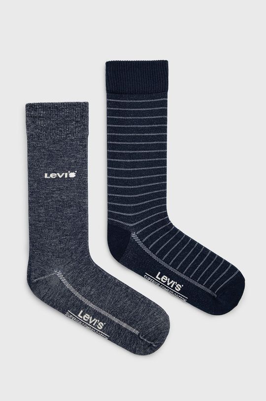 námořnická modř Ponožky Levi's 2-pack Unisex