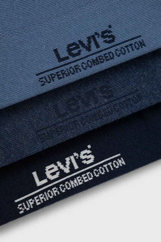 Κάλτσες Levi's 3-pack μπλε