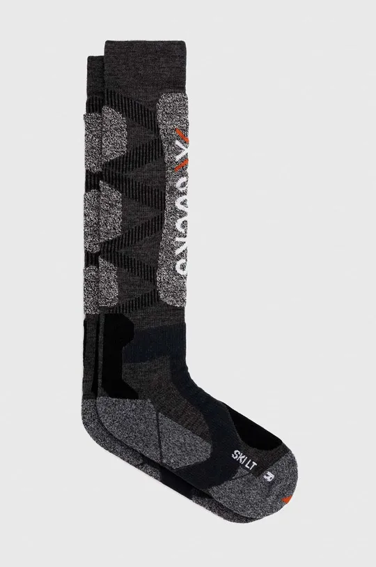 siva Smučarske nogavice X-Socks Ski Lt 4.0 Unisex